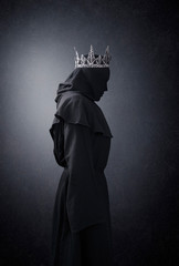 Wall Mural - Ghost of a queen or king in the dark
