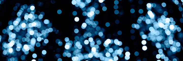 Wall Mural - Defocused Christmas Bokeh light.