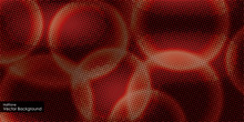 Red Grunge Texture Paper. Retro Burst And Halftone