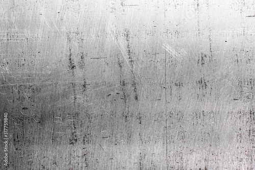 Dekoracja na wymiar  porysowany-metal-tekstury-szare-tlo