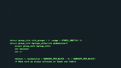 Wall Mural - hacker code running down a computer screen terminal. 4k