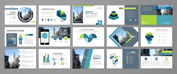 Presentation flyer set