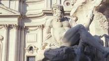 Fountain Di Trevi In Rome, Italy