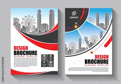 Fotografía Business abstract vector template