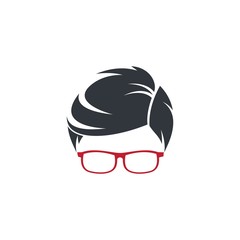 Geek logo template vector icon