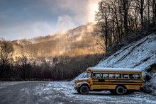 Bus In The Mountain