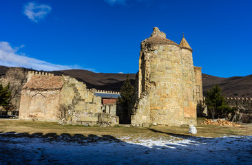 Wall Mural - Famous Ninotsminda castle cathedral