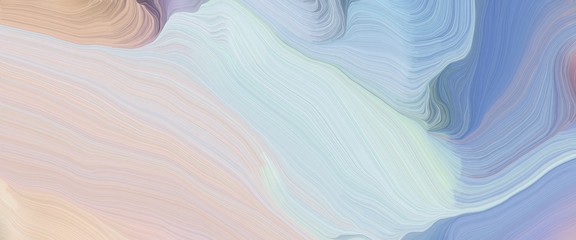 Poster - colorful header design with light gray, light slate gray and pastel blue colors. very dynamic curved lines with fluid flowing waves and curves