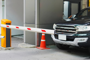 Automatic Barrier Gate, Security system for building and car entrance vehicle barrier