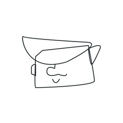 Naklejka na meble Cartoon character illustration mascot happy funny cute smile sketch doodle joy face human people children adult education kindergarten kids cheerful play childhood adventure 