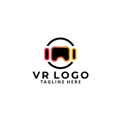 Wall Mural - virtual reality logo icon vector isolated