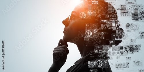 Fotografía ai, analysis, artificial intelligence, automation, big data, brain, business, cg