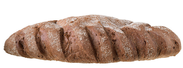 Poster - Fresh brown grain bread isolated