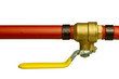 © johnsroad7 - Red Pex Pipe With Shut Off Valve
