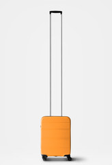 Wall Mural - Orange bag on the white background	