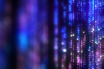 Wall Mural - flow of digital information. global connection concept. technology futuristic background. big data v