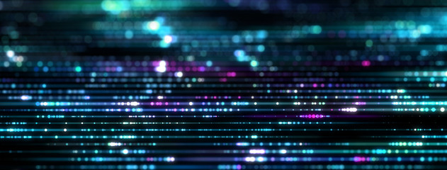 Wall Mural - flow of digital information. global connection concept. technology futuristic background. big data v