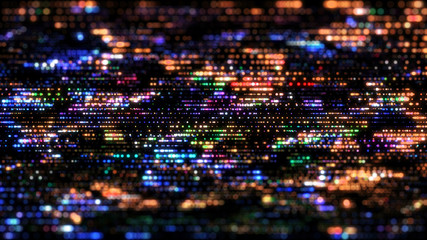 Wall Mural - flow of digital information. global connection concept. technology futuristic background. big data v