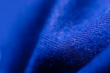 blue fabric material cloth macro blur background