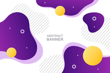 Wall Mural - abstract gradient vector illustration. modern horizontal banner. fluid design. horizontal template f