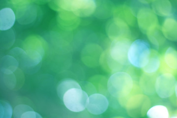 abstract bokeh, natural green and blue background, beautifully blurred during the summer, which is a