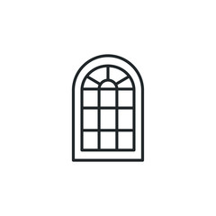 Leinwandbilder - window icon template color editable. Visa, document, arrival. windows symbol vector sign isolated on white background illustration for graphic and web design.