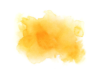 yellow watercolor background. art hand paint