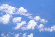 © themorningglory - Nature background of blue sky with fluffy cloud above view