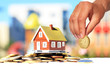 Invest in real estate. House loan concept.
