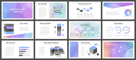 Sticker - Business presentation templates
