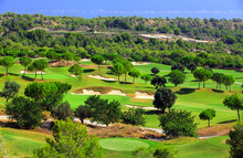 The Golf Course Las Colinas Golf Country Club On The Costa Blanca, Spain