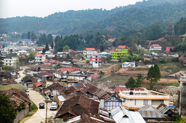 Ziro village in Arunachal Pradesh state, India