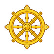 Dharma Wheel symbol
