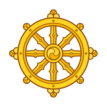 Dharma Wheel Symbol