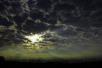 Sunset Silhouettes and colors