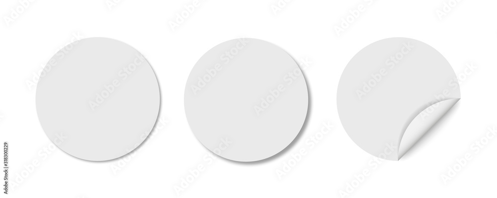 Sticker tag in realistic design. Vector isolated illustration. Post ...