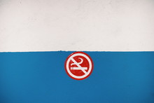 No Smoking Sign On Wall