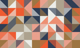 Fototapeta  - Triangle Abstract Vector Pattern Design