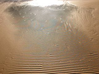 Wall Mural - beautiful sand texture of wind, water and sand