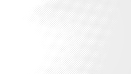 Wall Mural - dot white gray wave light technology texture background. abstract big data digital concept. 3d rende
