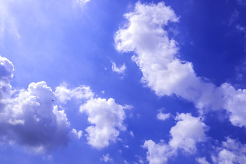 Blue sky clouds for background