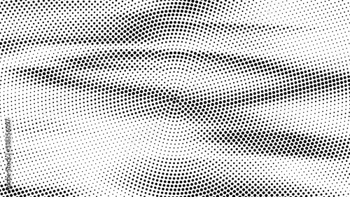 Halftone dotted background. Halftone effect vector pattern. Circle dots isola...