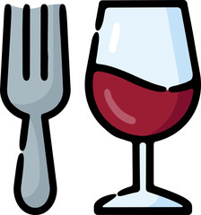 Sticker - Food Drink Vector Doodle Sketch Icon