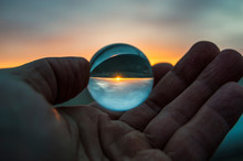 Crystal Ball And Blue Sky Free Stock Photo - Public Domain Pictures