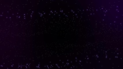 Wall Mural - abstract motion of white stars dots snow on isolated black background of space galaxy for abstract f