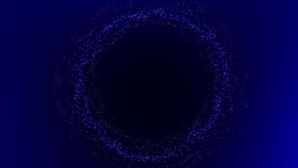 Wall Mural - abstract motion of white stars dots snow on blue purple background of space galaxy for abstract futu