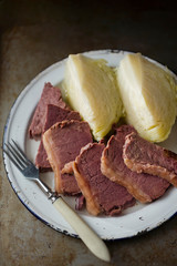 Poster - irish american corned beef and cabbage