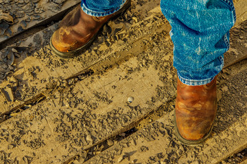 Work Boots & Mud