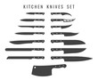 Chef butcher knifes