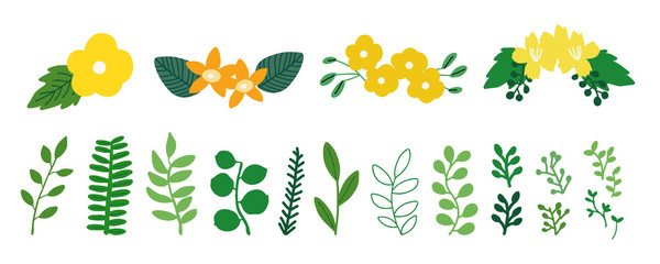 Sticker - Greenery icons for spring